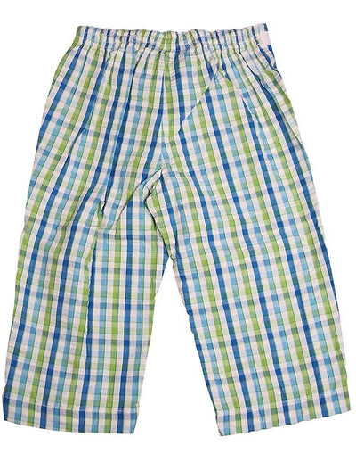 Plum Pudding Ltd - Little Girls' Plaid Searsucker Pant