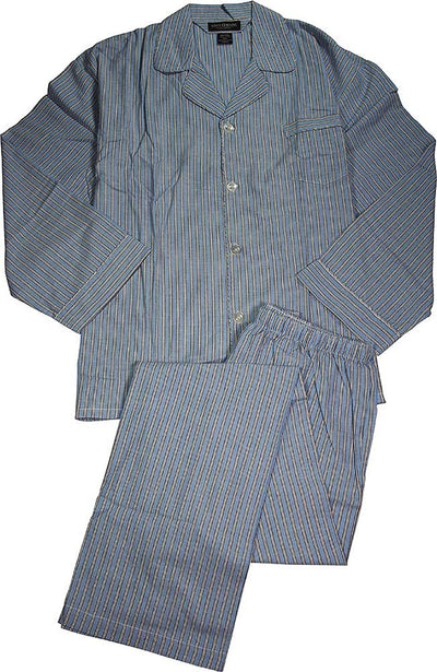 State O Maine - Mens Big Long Sleeve Long Leg Broadcloth Pajamas