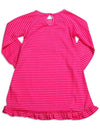 Petit Lem - Little Girls Long Sleeve Polka Dot Dog Nightgown