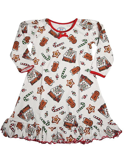 Sara's Prints - Little Girls' Long Sleeve Nightgown