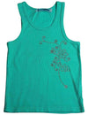 Silver Charm - Little Girls' Decorative Ribbed Tank