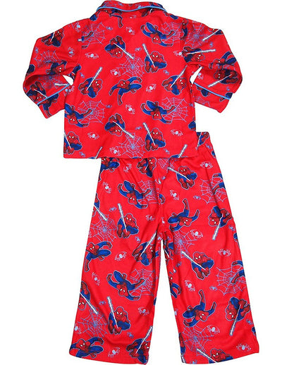 Spiderman - Little Boys Long Sleeve Spiderman Pajamas