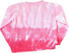 Zinnias - Little Girls' Long Sleeve Dip Dyed Sweater