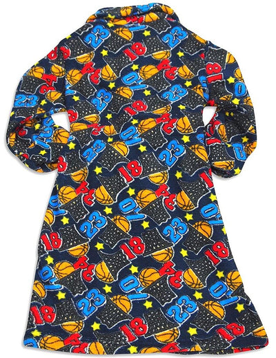 MacHenry Originals - Little Boys Microfiber Basketball Print Robe