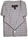 Private Label - Mens Big and Tall Woven Plaid Long Sleeve Pajamas