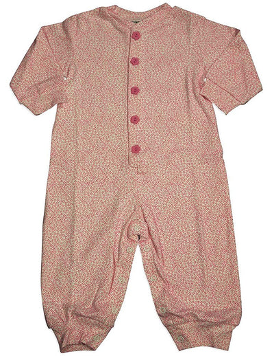 New Potatoes - Baby Girls Long Sleeve Cotton Coverall - 9 Fun Patterns - 30 Day Guarantee