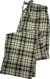 B O P J. - Mens Value Printed Plaid Flannel Sleep Lounge Pant