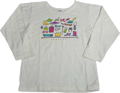 Mulberribush Toddler Girls Long Sleeve Cotton T-Shirt Top Shirt, 8045