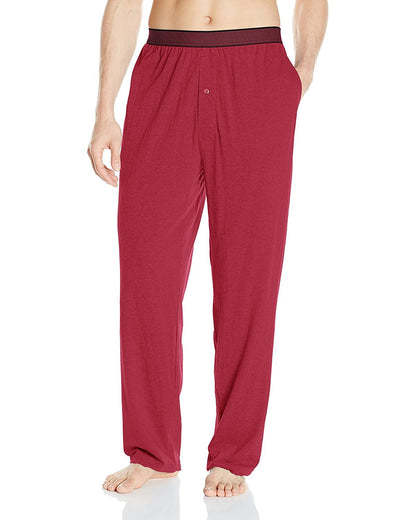 Hanes Men's Striped Band Cotton Jersey Sleep Pant