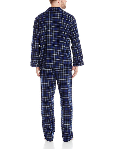 Hanes Men's Woven Flannel Plaid Pajama Set