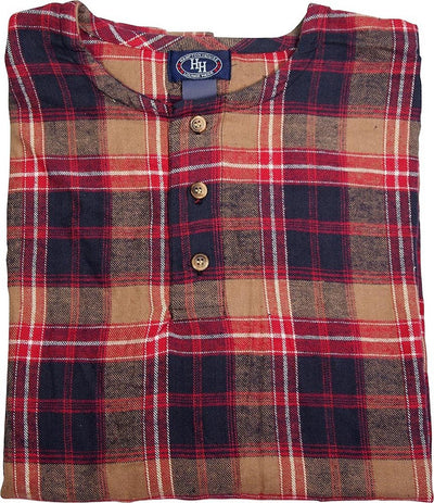 Hampton House - Mens Long Sleeve Flannel Lounge Top