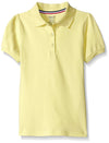 French Toast Girls' Short Sleeve Stretch Pique Polo