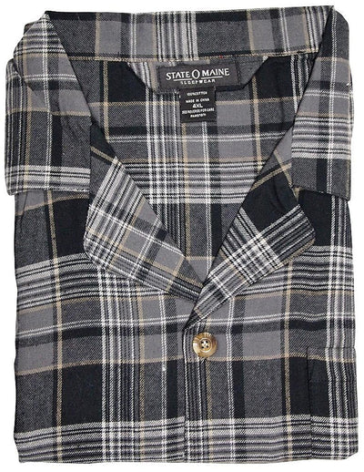 State O Maine - Big and Tall Mens Plaid Flannel Pajamas