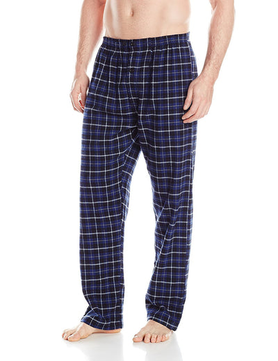 Hanes Men's Woven Flannel Plaid Pajama Set