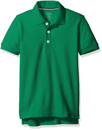 French Toast Boys' Short Sleeve Pique Polo