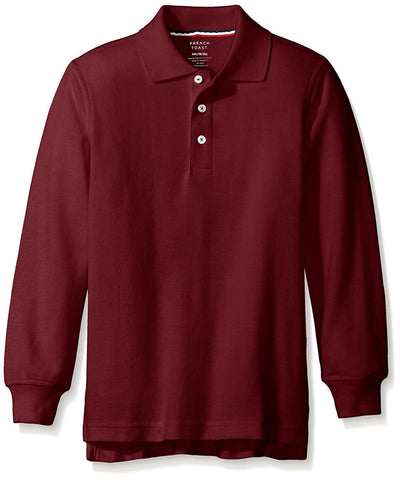 French Toast Boys' Long-Sleeve Pique Polo Shirt