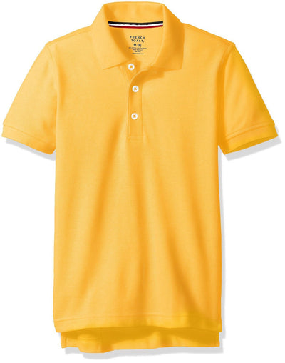 French Toast Boys' Short Sleeve Pique Polo