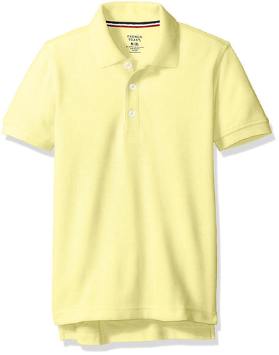 French Toast Boys' Short Sleeve Pique Polo