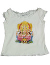 Cool Island Girls Cotton Short Cap Sleeve T-shirt Buddha Print Tee Shirt Top, 9636